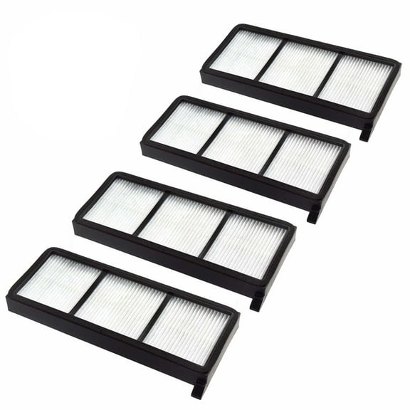 HQRP 4-Pack Pre-motor Filter for Shark ION Robot RVFFK700, RV700, RV720, RV750, RV750C, RV755 Vacuum Cleaner