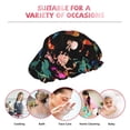 thumbnail image 6 of Kdxio Animals Under Water Print Shower Cap for Women,Elastic and Reusable,Double Waterproof Layers Bathing Hat, 6 of 6