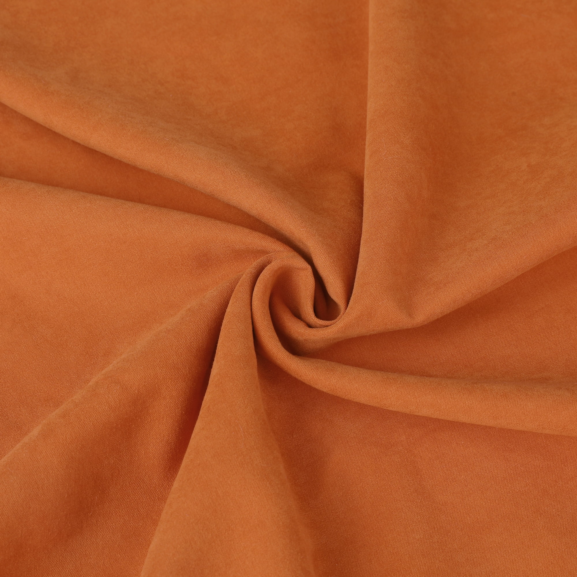 Unique Bargains 4 Pcs Solid Color Pillowcases Hidden Zipper Pillow Covers Orange 20" x 20"