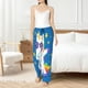 thumbnail image 4 of Fotbe Cool Unicorn Star Golden Pantalones de Pijama para Mujer, Pantalones de Dormir, Pantalones Pj con Cordón y Bolsillos-Medium, 4 of 6