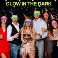 thumbnail image 2 of LINLIN LED Glasses, 4 Modes Light Up Glasses Neon El Wire LED Light Up Eyeglasses Sunglasses Eyewear for Kids/Adults Nightclub Party, 2 of 9