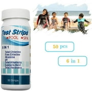 BETTERLIFE 6 In 1 50pcs Water Test Strips Swimming Pool Test Strips E6M8 X0W7 Testing AU- C8W6