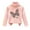Pink, variant on WOYY Infant Girls Fleece T Shirt Butterfly Print Turtleneck Pullover Soft Long Sleeve T-Shirt