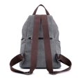 thumbnail image 4 of Mochila de lona para mujer, estilo retro, informal, a la moda, estilo universitario, 4 of 5
