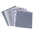 thumbnail image 3 of Advancent 50*50 tela de algodón tela impresa costura telas acolchadas para costura DIY accesorios hechos a mano Tela de costura y artesanía gris 25x25cm Advancent HA5306-05B, 3 of 6