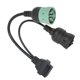 thumbnail image 1 of Cable De Escáner Divisor OBD2 Y, Resistencia A La Oxidación Cable OBDII De 6 Pines Y 9 Pines Alta Flexibilidad Fácil De Usar Eficiente Para Camiones, 1 of 7