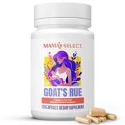 Mama’s Select Organic Goat’s Rue Capsules – Natural Lactation Support for Breastfeeding Moms, Non-GMO, Vegan, Gluten-Free, Third-Party Tested