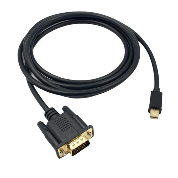 Mini Displayport To Vga Cable Adapter 1.8M MIni Displayport To VGA Cable Adapter 1080P DP To VGA Adapter HDTV Display Compatible For  Air Pro