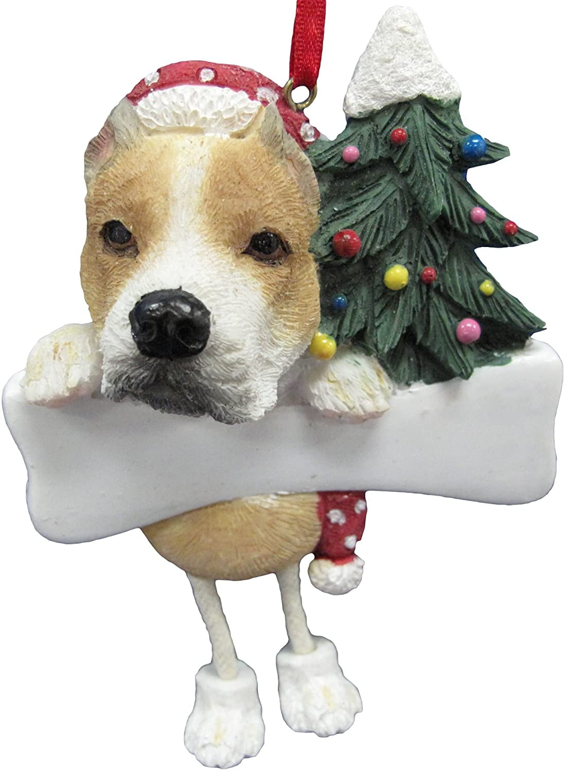 American Pit Bull Terrier w/Tree Ornament 
