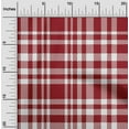 thumbnail image 2 of oneOone Cotton Cambric Red Fabric Check Dress Material Fabric Print Fabric By The Yard 56 Inch Wide, 2 of 4