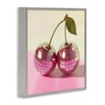 thumbnail image 2 of Stupell Industries Contemporary Retro Disco Cherries Gleam Gray Framed Giclee Art, 24 x 24, by Creative Studio, 2 of 7