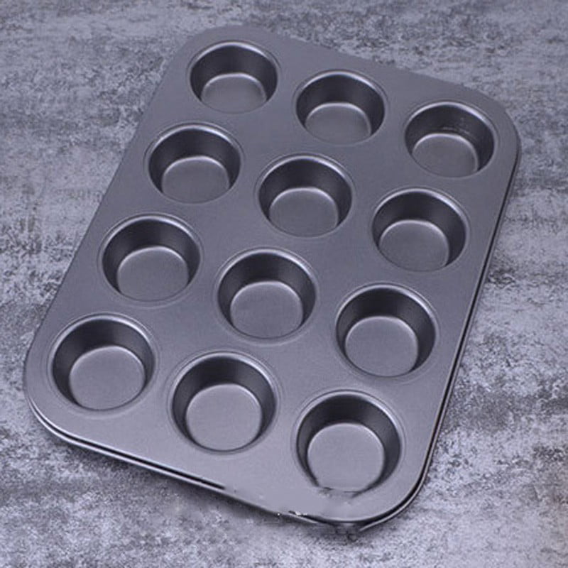 4x Silicone Cupcake Mold Mousse Cookie Pastry Baking Tray Mould Pan Bakeware 