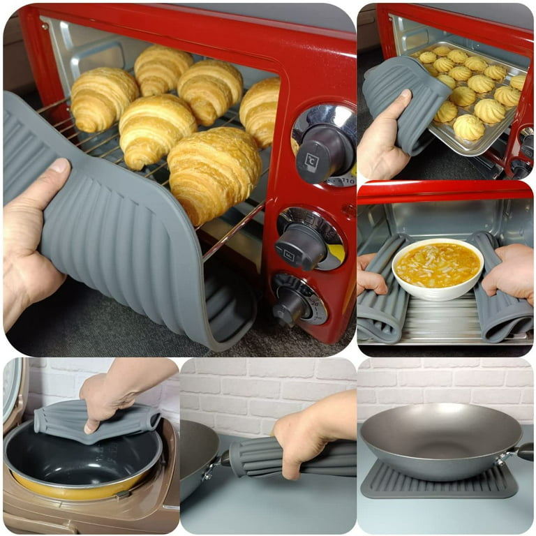 Rectangle Heat Resistant Mat Kitchen Silicone Non-slip Trivet Pot