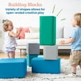 thumbnail image 5 of ECR4Kids SoftZone Toddler Foam Building Blocks, Beginner Playset, Contemporary, 7-Piece, 5 of 9