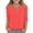 Watermelon Red, variant on YunPes Girls 3/4 Sleeve Short Sleeve Shirts V Neck Girls Tee Teen Kids Casual Flowy Half Button Loose Blouse Summer Tops 3‐13 Years