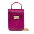thumbnail image 3 of Olivia and Kate Women’s Small Pink Jelly Purse Crossbody Everyday Shoulder Bag, 3 of 4