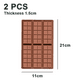 thumbnail image 2 of 2-pack silicone molds for chocolate cakes, 2 of 5