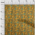 thumbnail image 1 of oneOone Polyester Lycra Fabric Leaves & Floral Block Print Fabric By The Yard 56 Inch Wide, 1 of 4