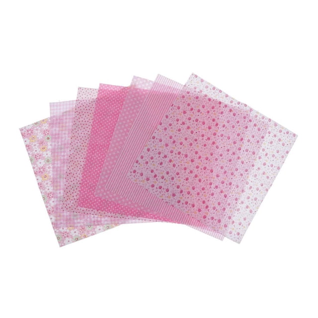7 piezas de tela cuadradas para , rosa, para de Rosado Zulema Sábanas de la casa de muñecas
