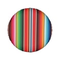 thumbnail image 2 of Kll Mexican Serape Blanket Stripes Tire Cover,Universal Wheel Tire Cover For Trailer, Rv, Suv, Truck,Camper And Many Vehicle,(15 Inch), 2 of 8