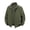 10-Army Green, variant on Men Full Zip Mock Neck Jacket Solid Stand Collar Jackets Long Sleeve Athletic Coat Outdoor Jogging Outwear with Pockets XXXL