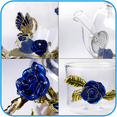 thumbnail image 7 of Affogato Flower Glass Teapot with 6 Tea Cup Set Glass Tea Kettle for Hot Beverage,Iced Tea 9oz Blue, 7 of 7