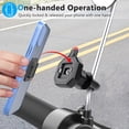 thumbnail image 3 of Visland Motorcycle Rearview Mirror Phone Holder Quick Release Heavy Duty Anti-slip Shockproof Universal Riding Motorbike Scooter Cell Phone Mount, 3 of 8