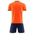 thumbnail image 6 of Boys 2 Piece Athletic Soccer Jersey Sport Team Soccer Uniforms with Shorts Shirt 2026 Orange L, 6 of 6