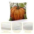 thumbnail image 4 of Fall Pillow CoversPumpkin Happy Decorative Throw Pillow Case Thanksgiving Farmhouse Orange Decoration for Home Couch, 4 of 5