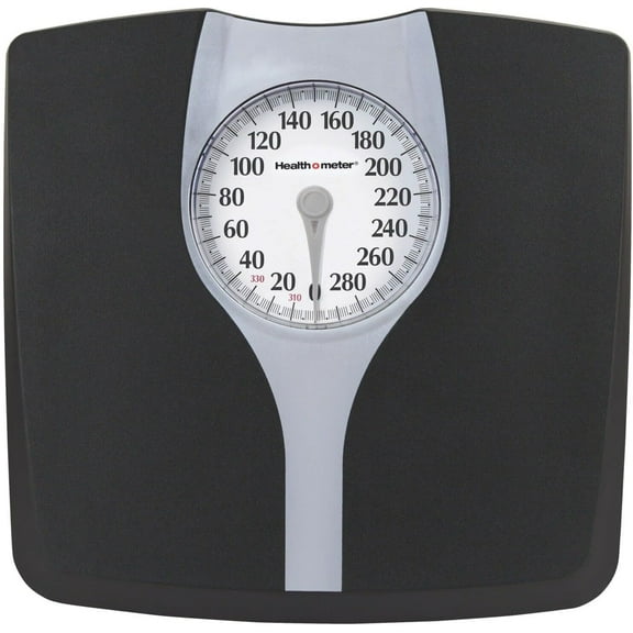 Health o Meter Body Weight Weighing Scale with Glass Analog Dial Panel, 300lb Capacity