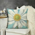 thumbnail image 2 of nygtbtfer Hello Spring Pillow Covers , Floral Daisy Bloom Mason Jar Green Blue Farmhouse Decorative Throw Pillowcases for Home Sofa Couch Decoration, 2 of 5