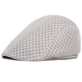 thumbnail image 2 of Mesh Newsboy Cap Mesh Breathable Summer Cap Adjustable Newsboy Beret Cap Cabbie Flat Cap, 2 of 6