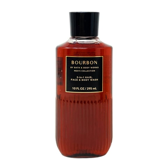 Bath & Body Works Bourbon Men's 2-IN-1 Hair & Body Wash 10 Oz.