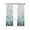 Teal, variant on Red Flowers Blackout Curtains, Light Blocking Print Window Curtains, Rustic Spring Wild Floral Herbs Plants Thermal Insulated Window Drapes for Living Room Kitchen Cafe 2 Panels, 84"W x 84"L