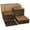 Brown, variant on 33 PCS 12" x 12" Acacia Wood Composite Deck Tiles, Interlocking Outdoor Flooring, Waterproof Anti-Slip Patio Balcony Floor Tiles, DIY Snap Together Garden Backyard Poolside Decking
