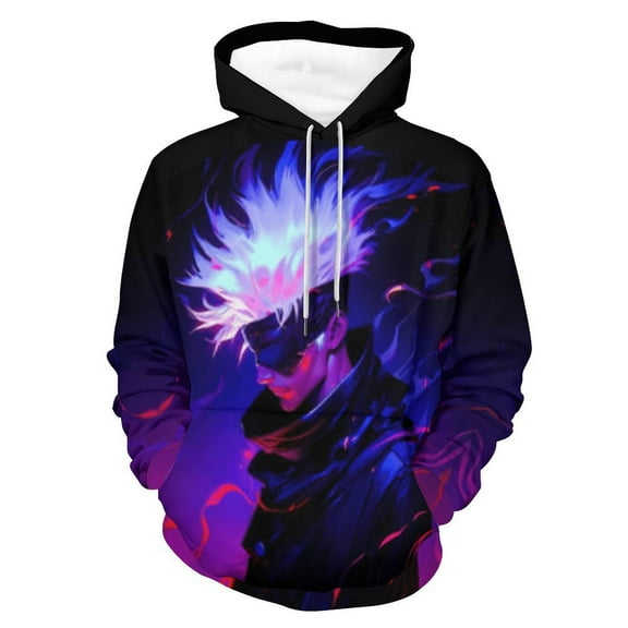 Jujutsu Kaisen Satoru Gojo Hoodie Unisex 3d Novelty Hoodies Graphic Hoodies Pullover Sweatshirts For Men Women Teen XL