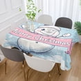 thumbnail image 5 of BZSMCE Square Tablecloth Cute Snowman Painting Pattern Tableclothes, 5 of 9