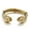 Gold lion, variant on Men Lion/ wolf Cuff Bangle Bracelet Cable Wire Bangle Stainless Steel Jewelry-silver wolf
