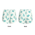 thumbnail image 5 of Picia Turtle Pattern Women's 2 in 1 Athletic Running Shorts High Waisted Workout Casual Gym Sweat Shorts with Comfy Liner Zipper Pockets-Medium, 5 of 9