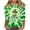 Green 1, variant on Women's Tops, Tees & Blouses Petite,St Patricks Day Shirt for Women Irish Shamrock Shirt 3/4 Sleeve Crew Neck Tshirts Casual Funny Graphic Holiday Tops