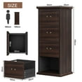 thumbnail image 2 of Resenkos Filing Stroage Cabinets,File Stroage Cabinet, 4-Drawer File Cabinet, Vertical Wood Filing Cabinet,Brown, 2 of 6