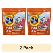 (2 pack) Tide Pods Laundry Detergent Soap Packs with Downy, April Fresh, 12 Ct