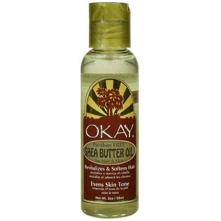 Okay Shea Butter Oil for Skin & Hair, 2 oz (Pack of 6)