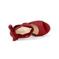 thumbnail image 4 of BLISSFUL STEP Sandales Compensées à Plateforme Espadrilles à Lacets Unies pour Femmes, 4 of 7