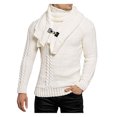 thumbnail image 2 of Heliisoer Men's Winter Casual Neck Wrap Head In Solid Color, 2 of 7