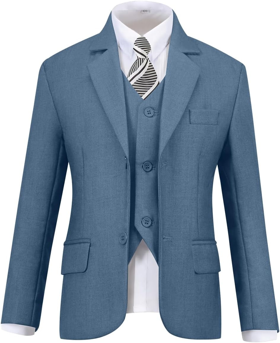 Lycody Boys Suit for Kids Tuxedo Suits for Wedding Formal Suit Set