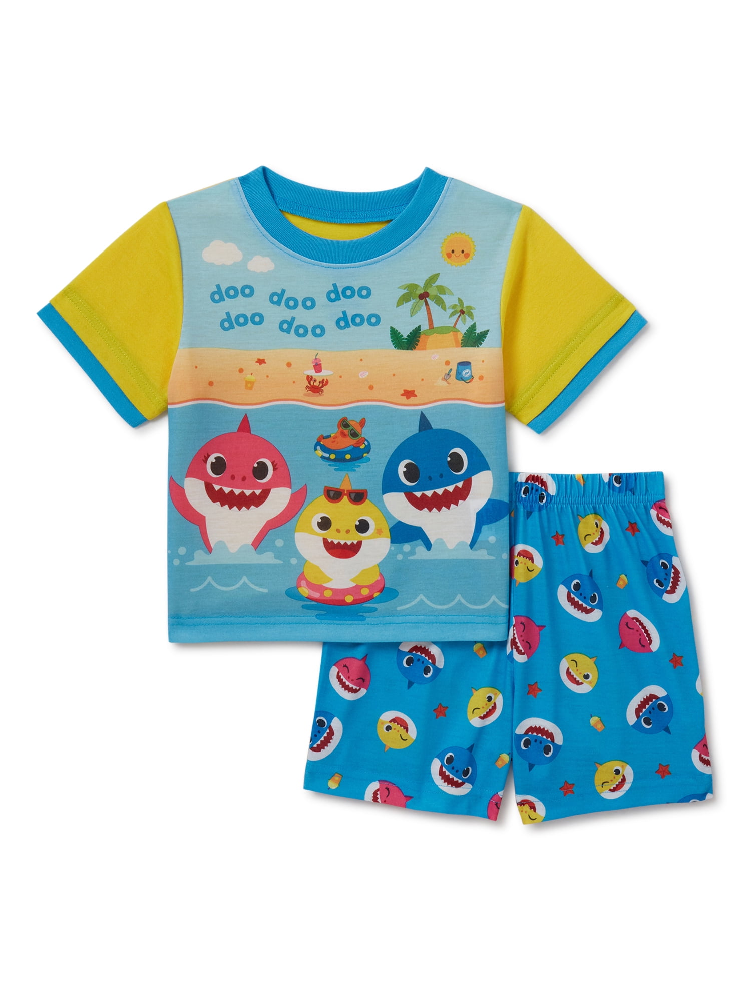 Toddler Baby Shark Pajamas Set Pinkfong Boy Girl 2T 3T 4T 5T Christmas Holiday 