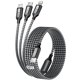 thumbnail image 1 of Cable de carga Idison USB C 3 en 1, carga rápida, 100 W, 1,5 m, 1 of 7
