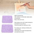 thumbnail image 4 of 2Pcs Rectangle Absorbent Sponge Set, Art Projects Sponge Large Craft Sponges with Storage Box for Crafts Pottery Ceramics Watercolor, 4 of 7