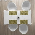 thumbnail image 3 of Ambesonne Pineapple Place Mats Set of 4, Tropic Grunge Pattern, Standard Size, Pale Brown Dark Green, 3 of 4